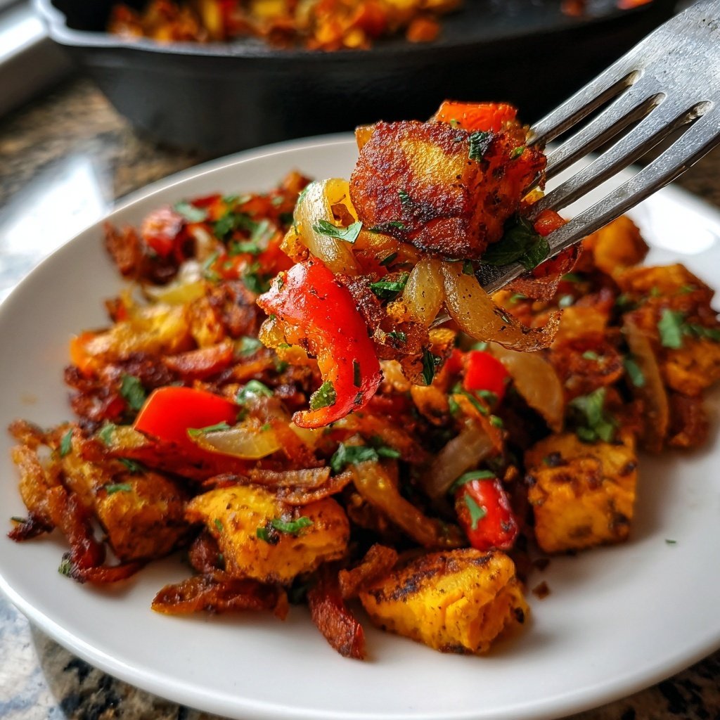 Sweet Potato Hash Spiced Breakfast