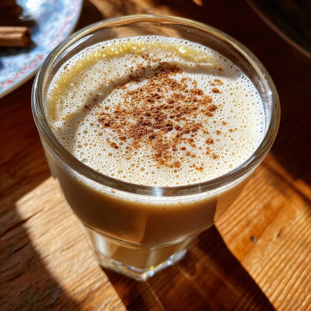 Dairy Free Eggnog with Almond Milk