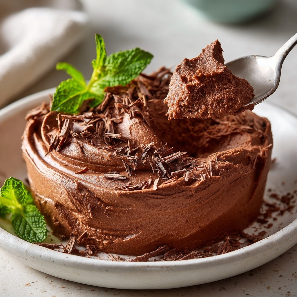 Rich Dark Chocolate Mousse
