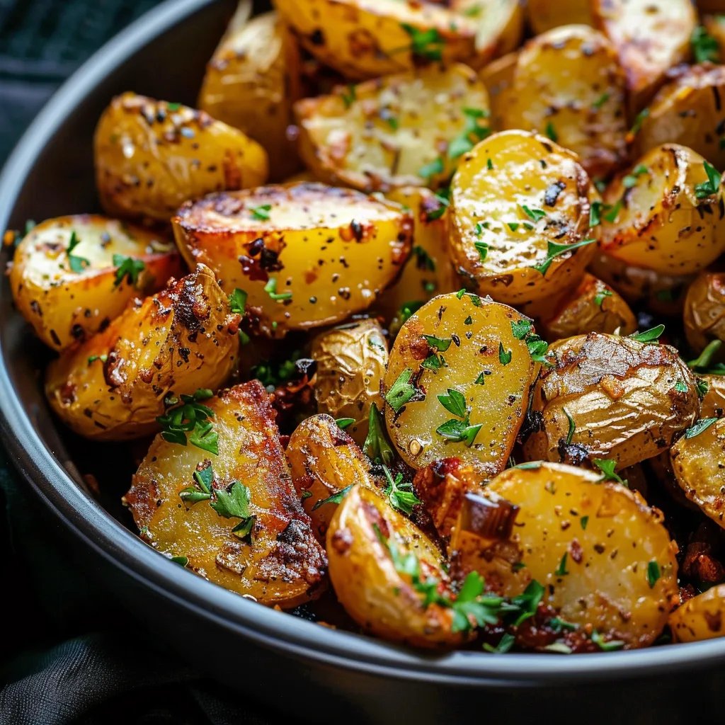 Crockpot Parmesan Roasted Potatoes