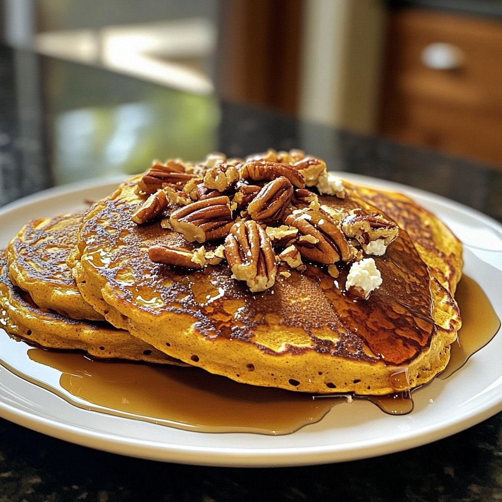 Pumpkin Ricotta Pancakes