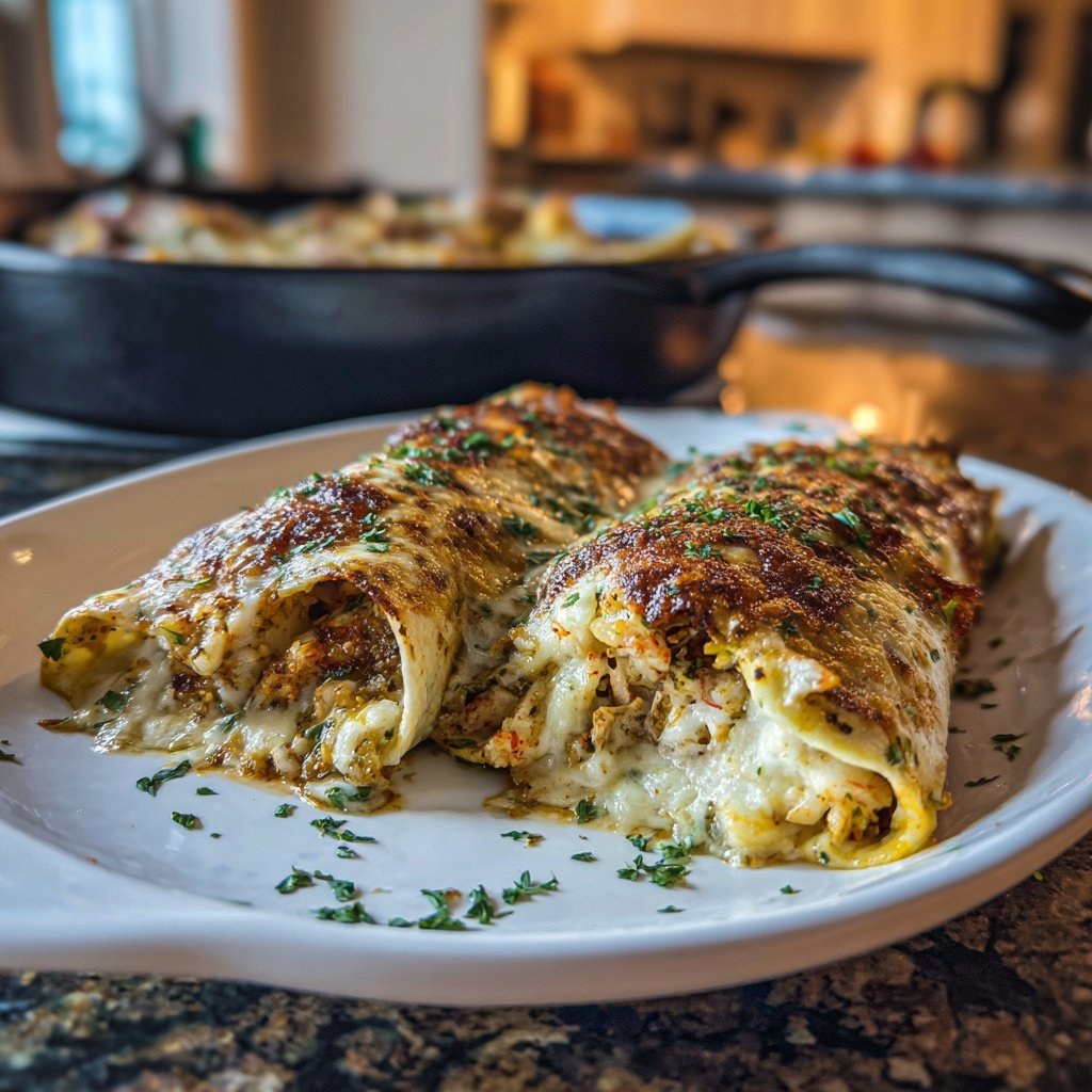 Lobster-Stuffed Surf and Turf Enchiladas