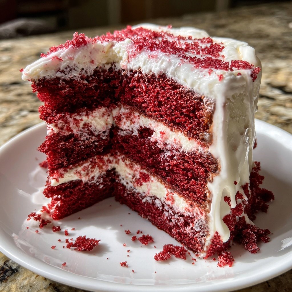 Decadent Galentine's Red Velvet Cake