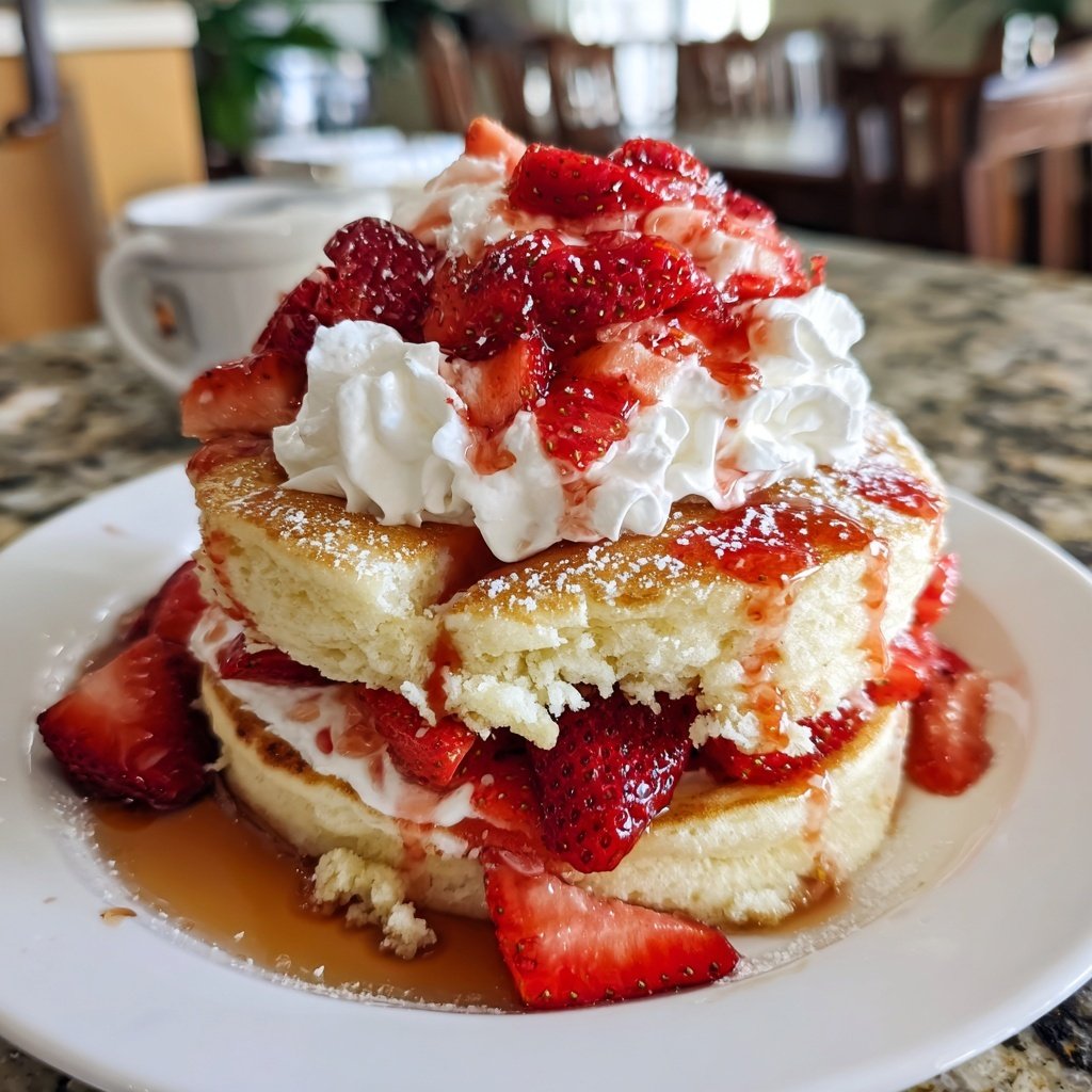 Strawberry Shortcake Pancakes