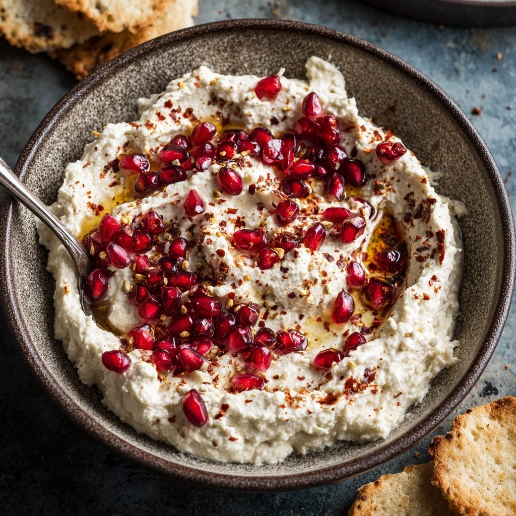 Whipped Feta and Pomegranate Dip