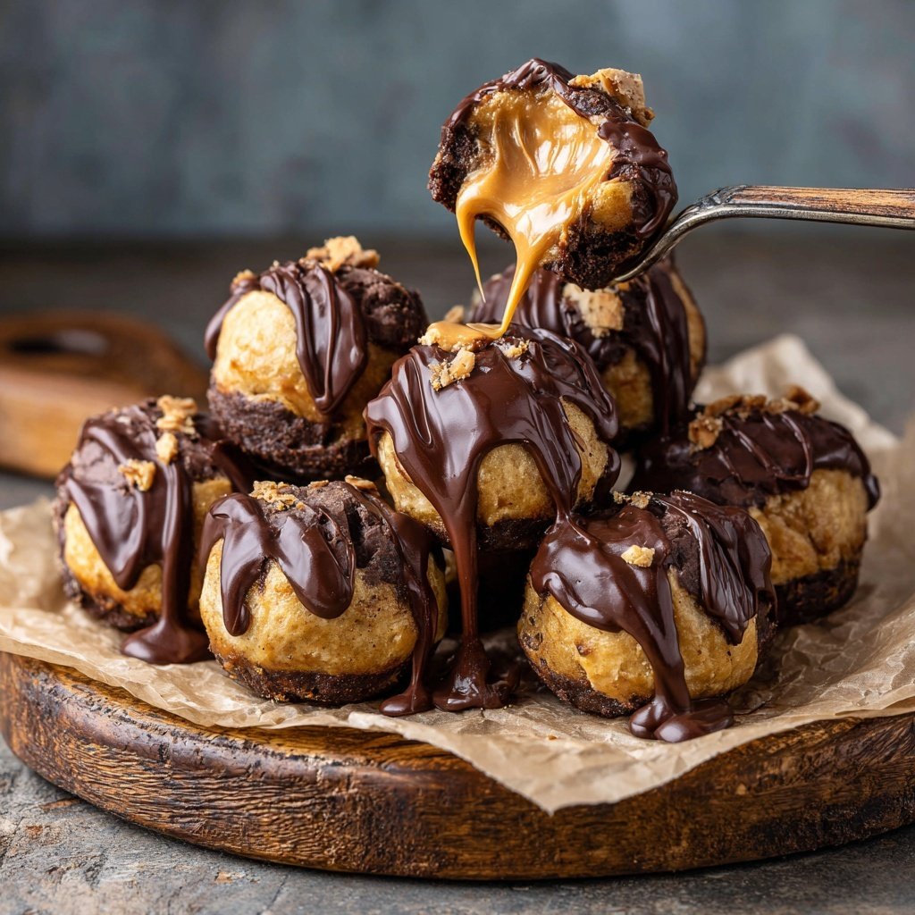 Peanut Butter Chocolate Banana Bites