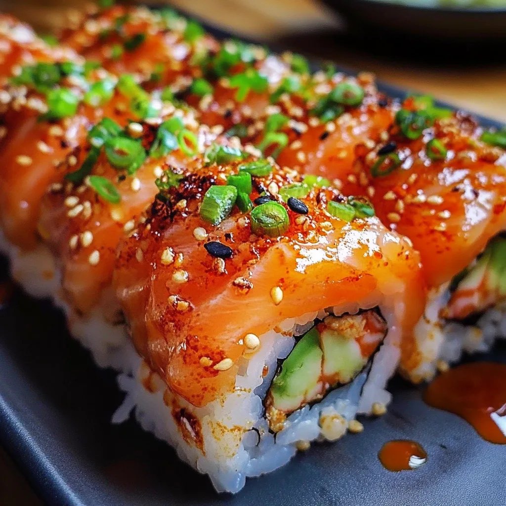 Spicy Salmon Sushi Bake