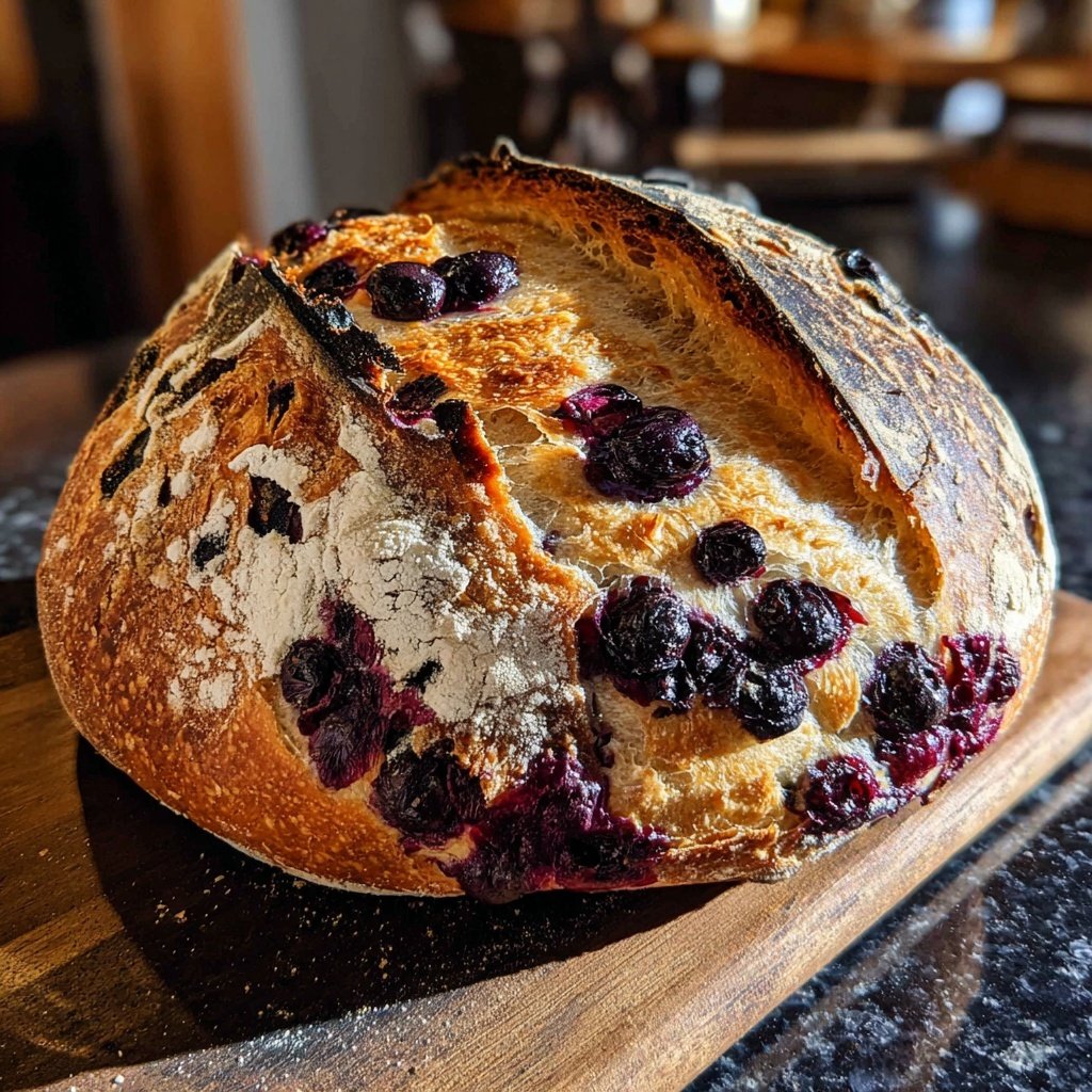 Artisan Lemon Blueberry Sourdough Dutch Oven