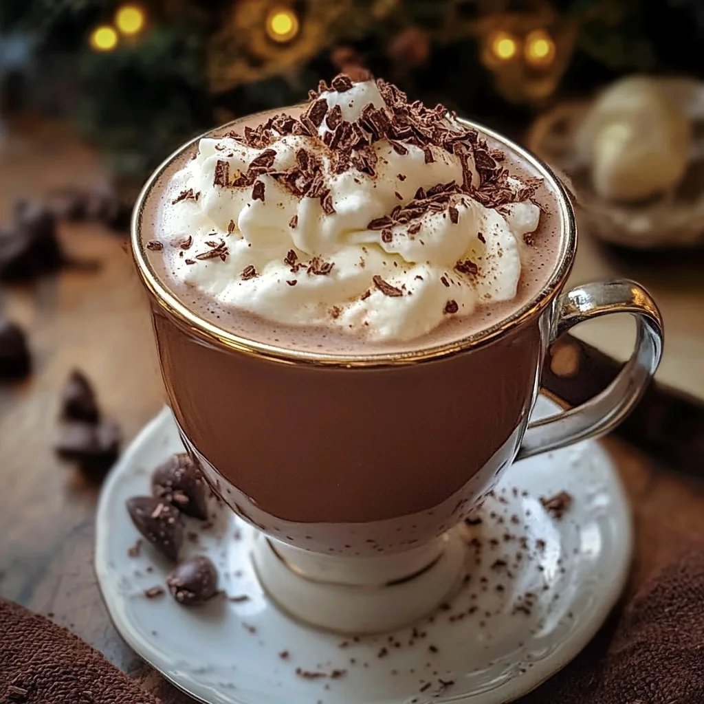 Cozy French Hot Chocolate Bliss