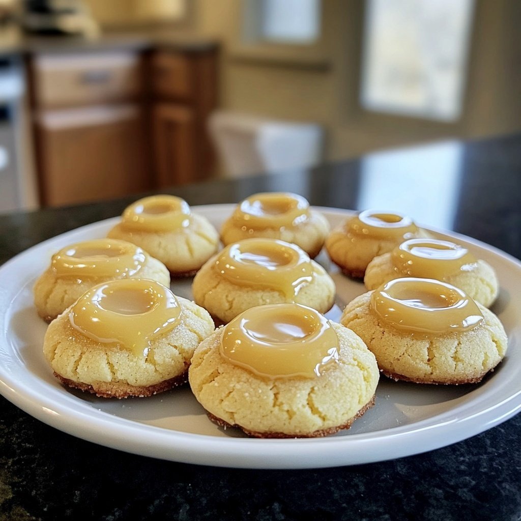 Meyer Lemon Thumbprint Cookies