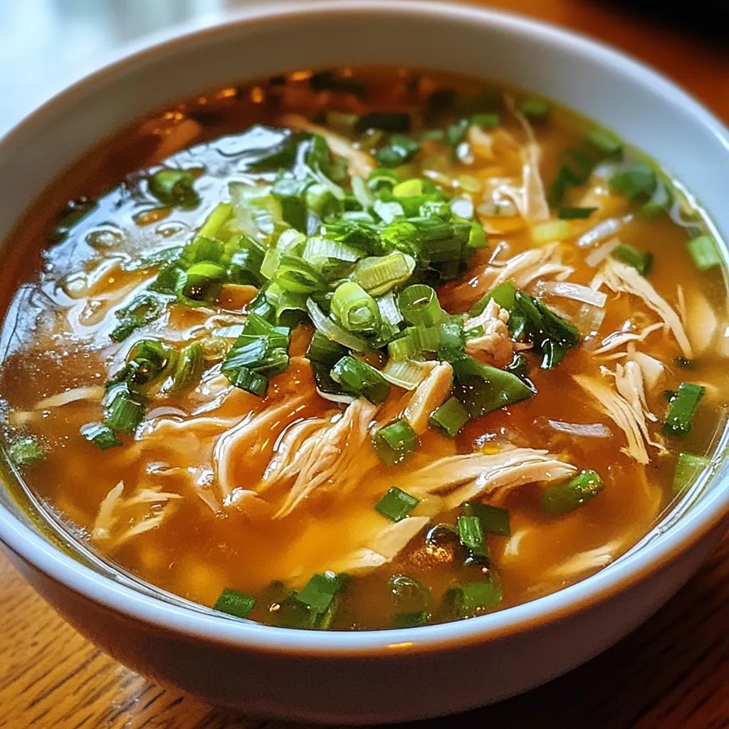 Ginger Garlic Chicken Noodle Soup