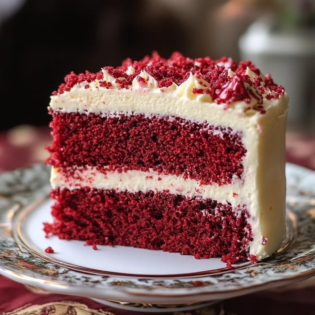 Red Velvet Birthday Cake with Cream Cheese Frosting