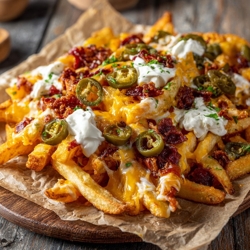 Loaded Nacho Cheese Fries