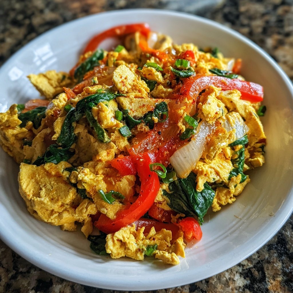Tofu Veggie Scramble