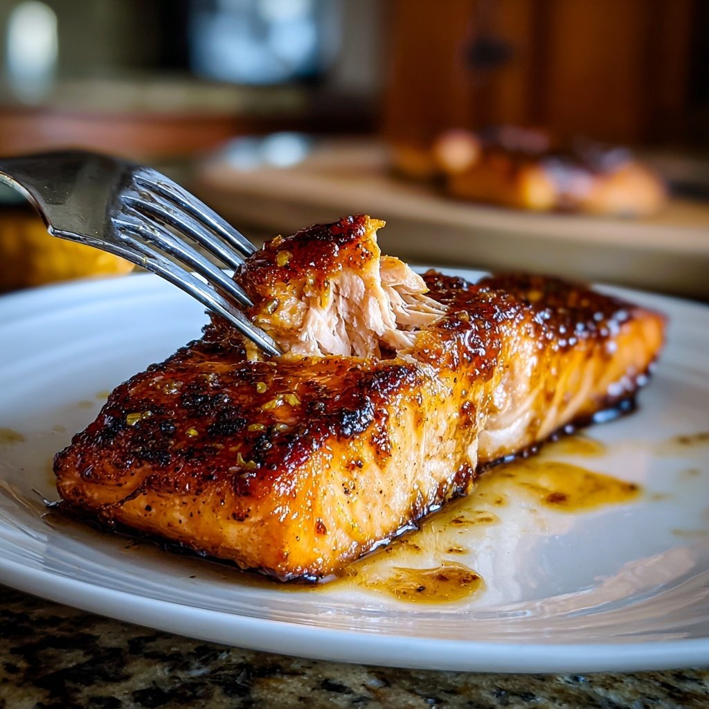 Yuzu Miso Glazed Salmon Filet