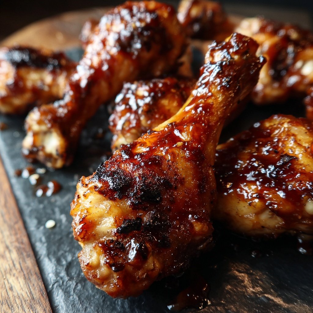 Honey Soy Chicken Drumsticks with Rice