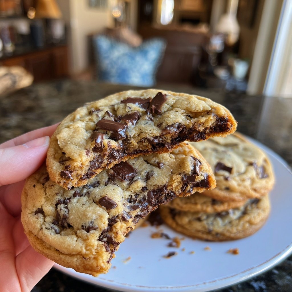 Bakery-Style Chewy Chocolate Chip Cookies​