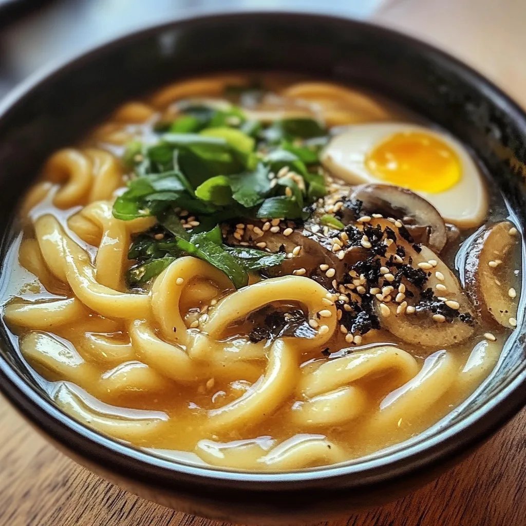 Quick One Pot Miso Udon
