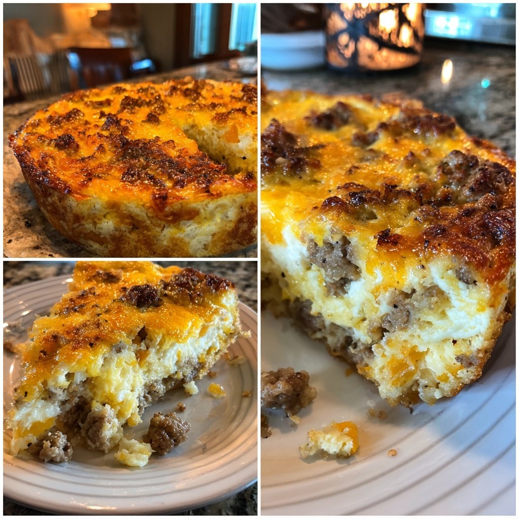 Easy Breakfast Sausage Egg Casserole