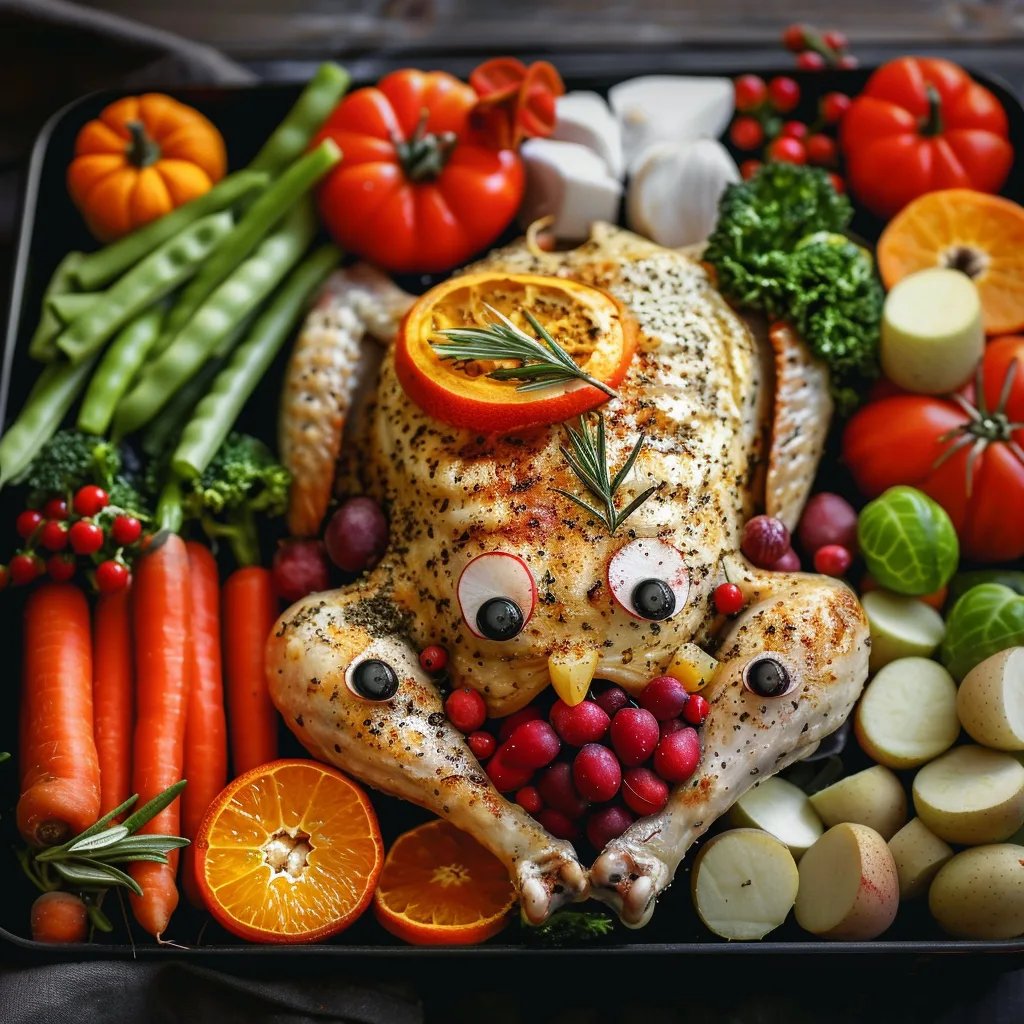 Adorable Turkey Veggie Tray
