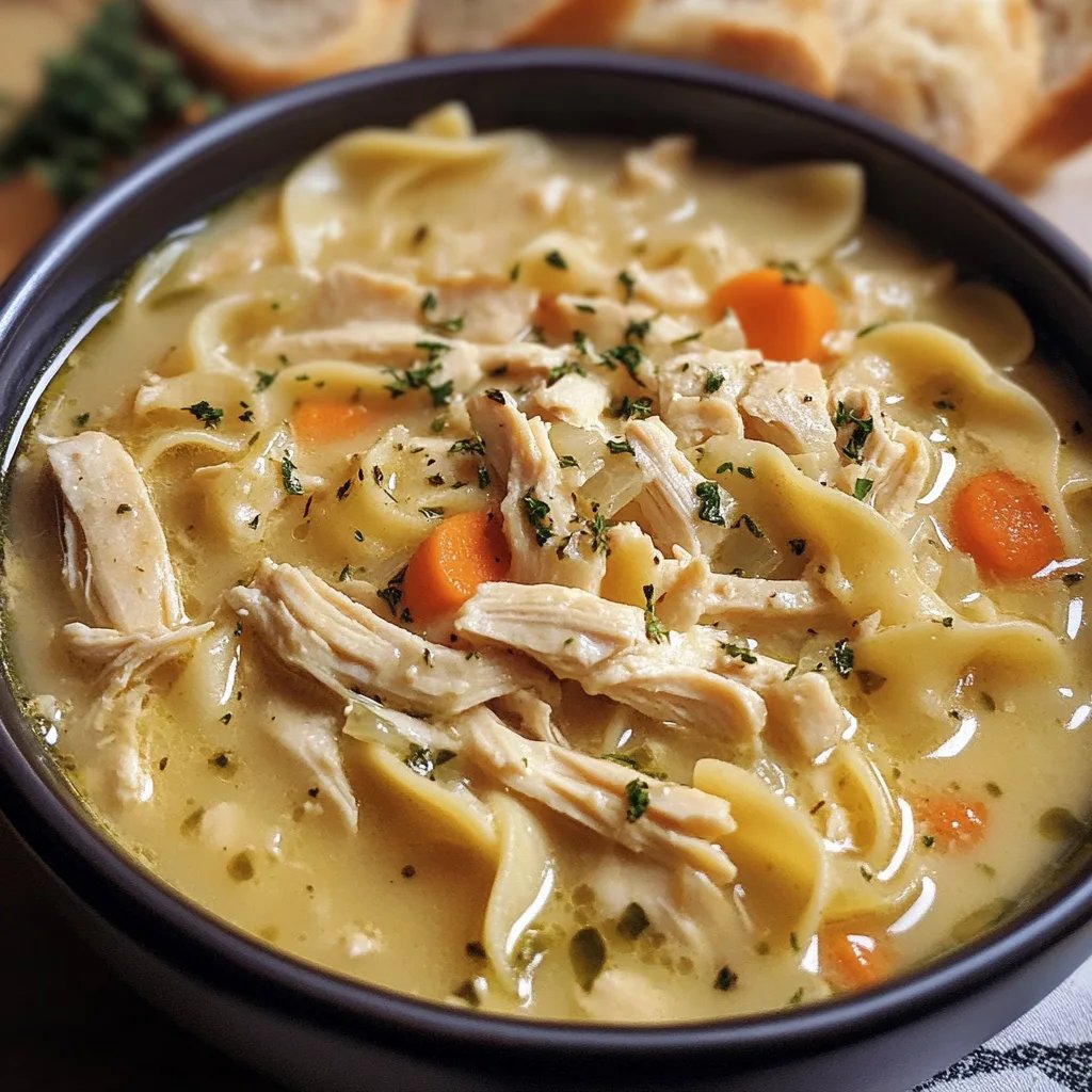 Creamy Chicken Noodle Soup