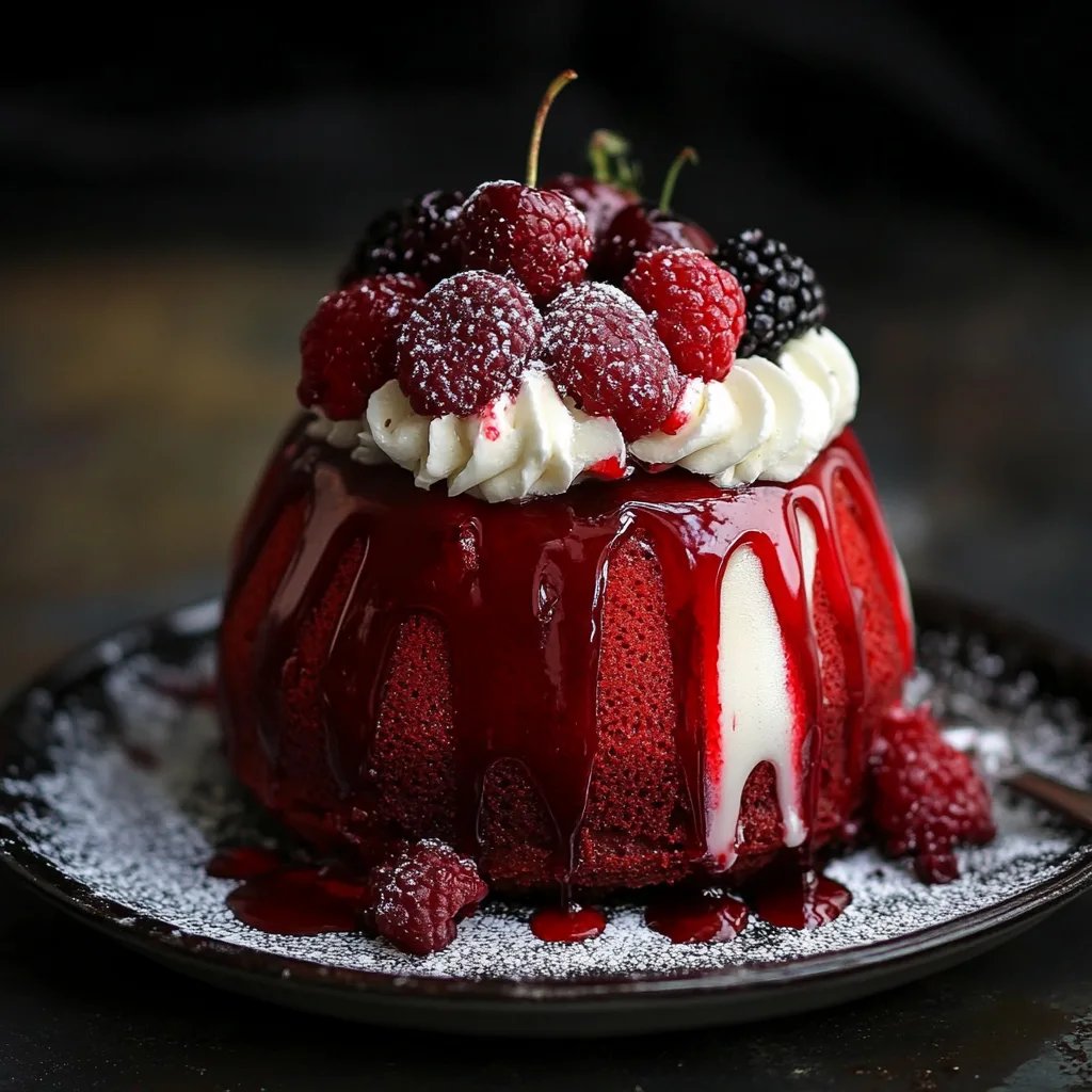 Red Velvet Lava Cake