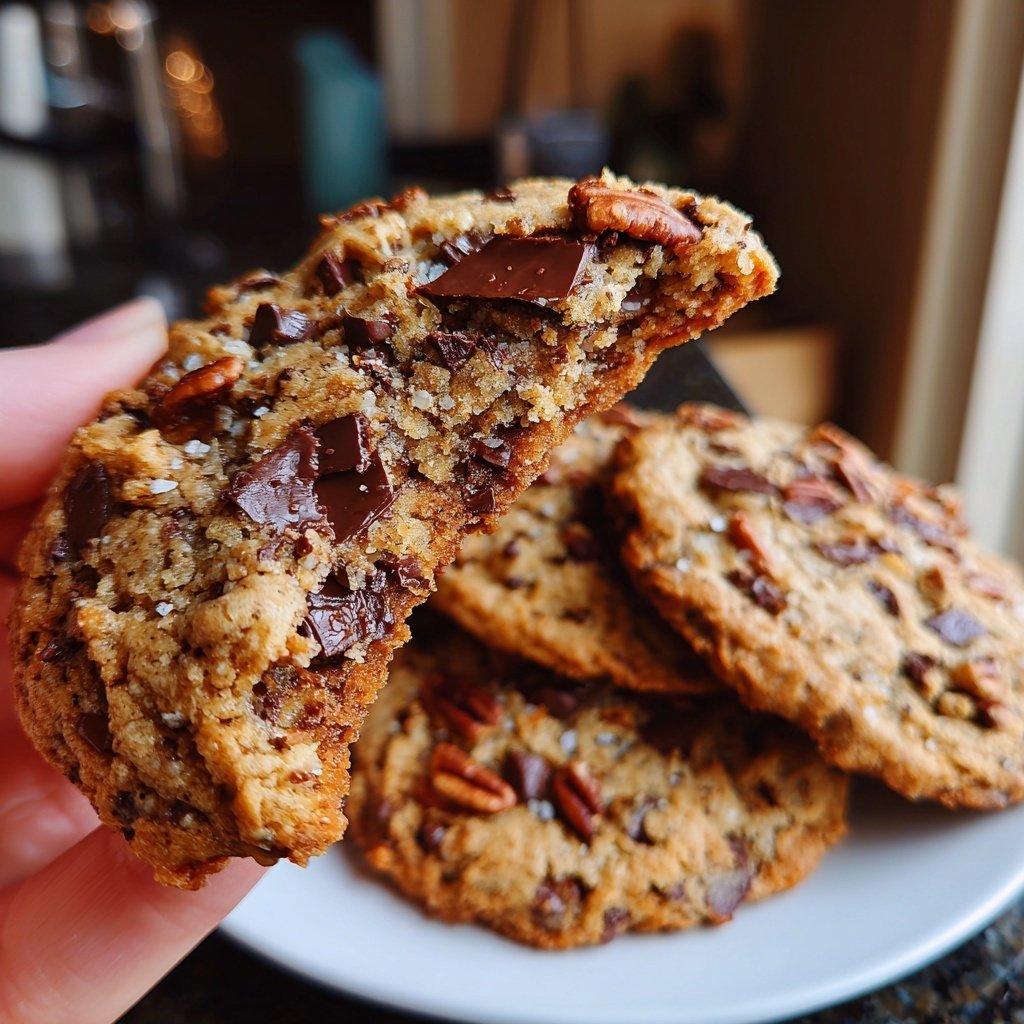 Brown Butter Pecan Chocolate Chip Cookies