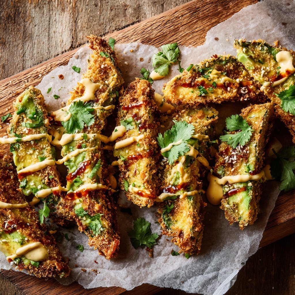 Loaded Avocado Fries Trio
