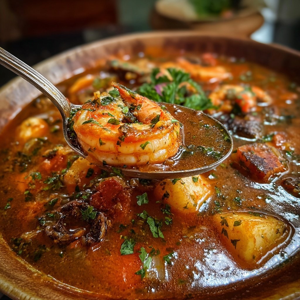 Seafood Bouillabaisse French Stew