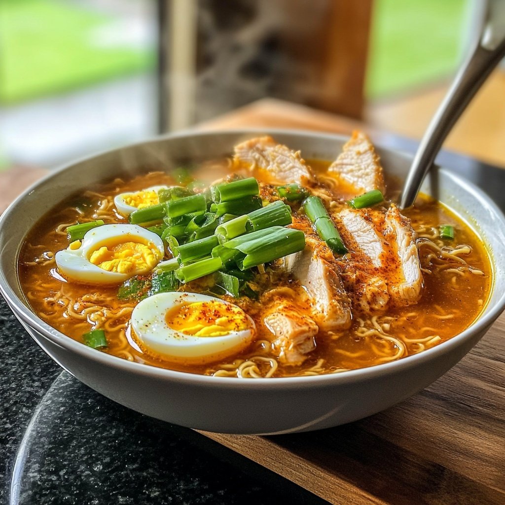 Easy Chicken Ramen Soup