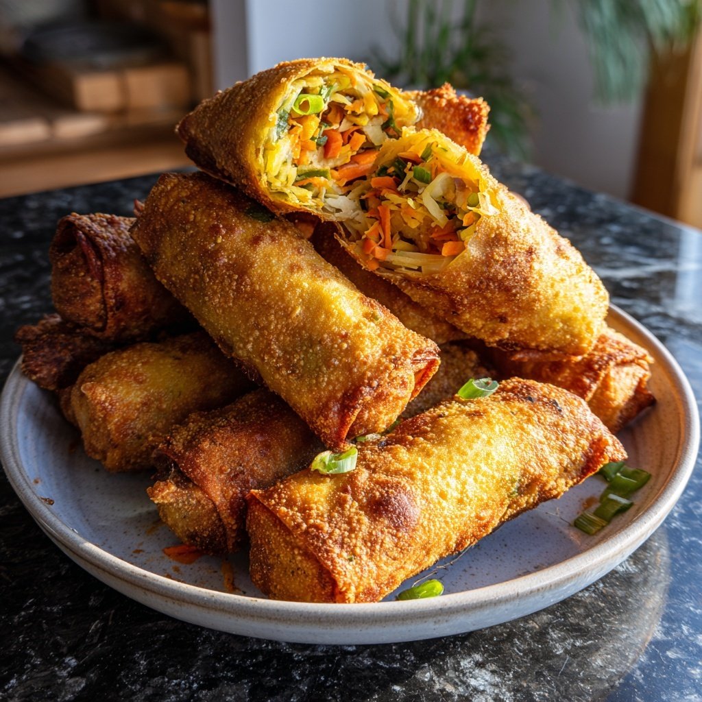 Crispy Vegetable Egg Rolls