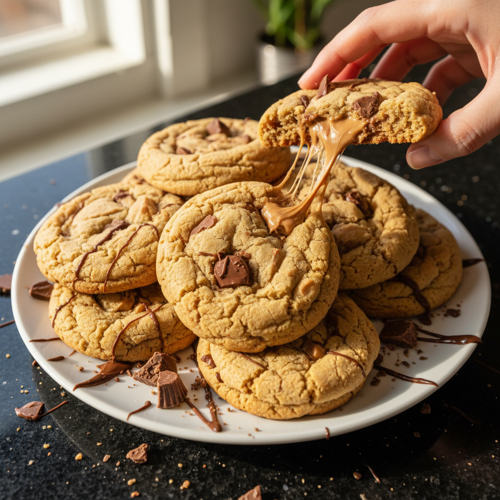 Homemade Reese's Peanut Butter Cookies