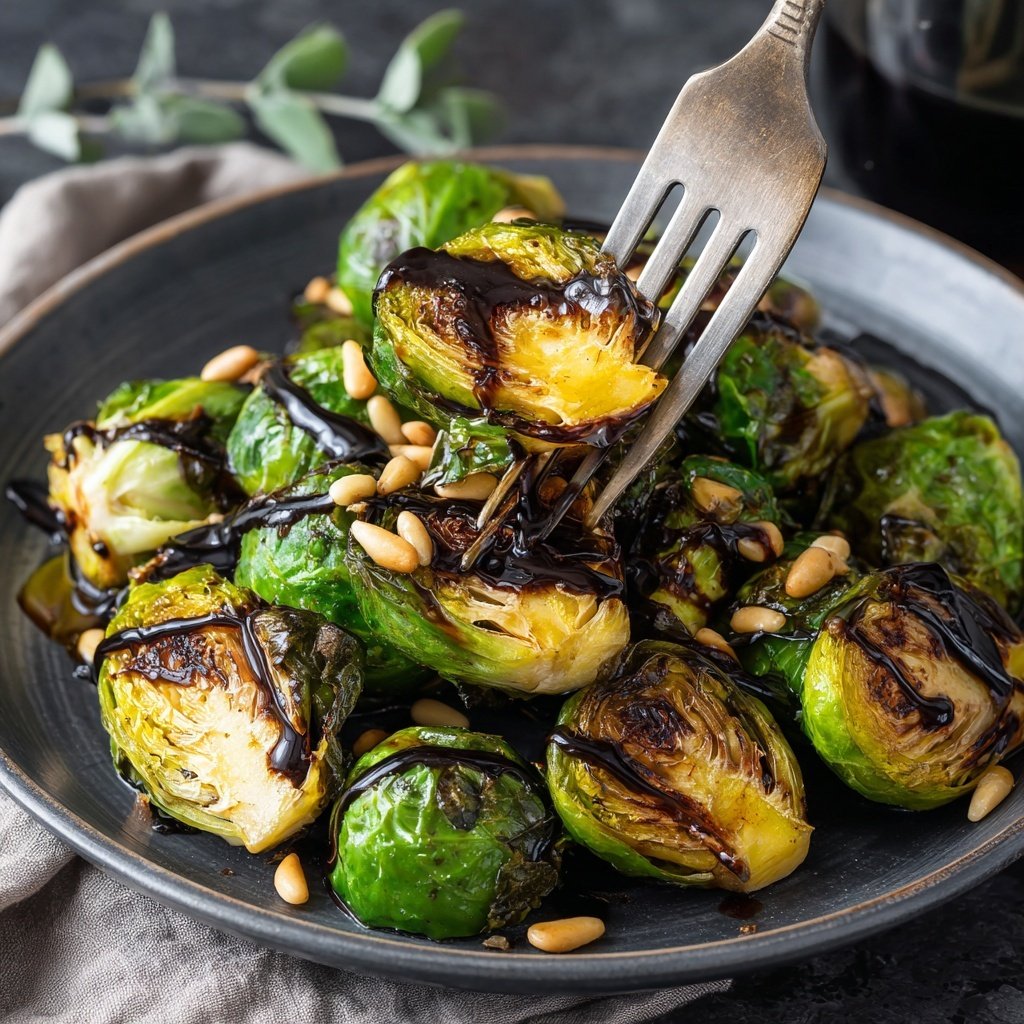 Balsamic Roasted Brussels Sprouts