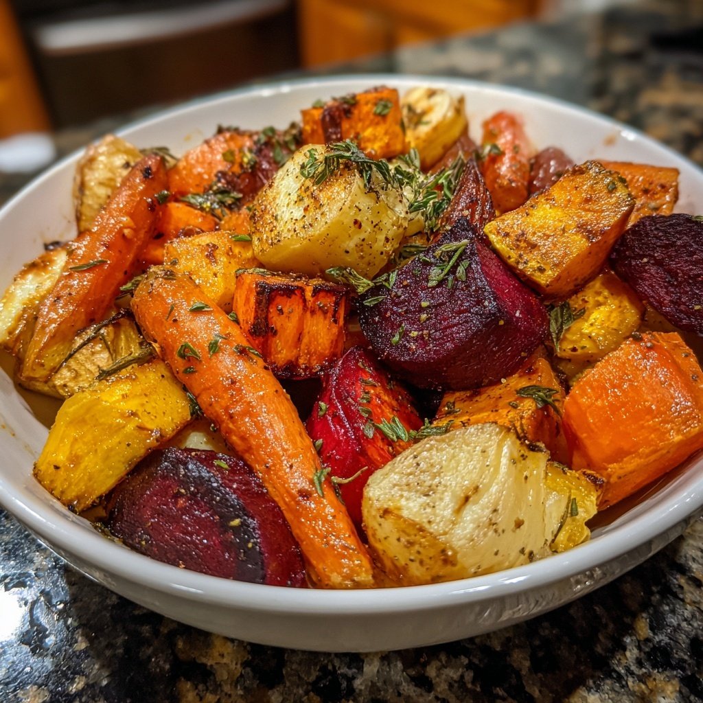Roasted Root Vegetables with Herbs