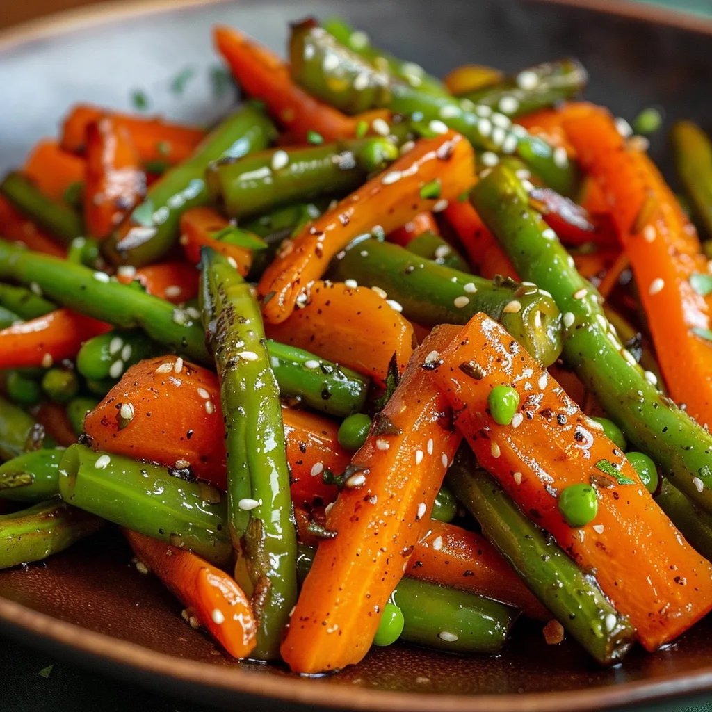 Honey Glazed Carrots & Green Beans