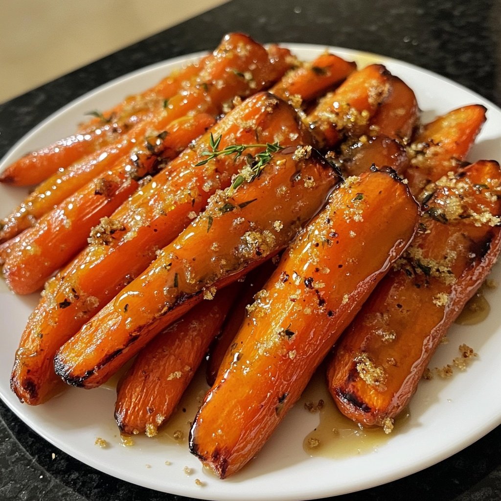 Honey Glazed Carrots with Fresh Thyme