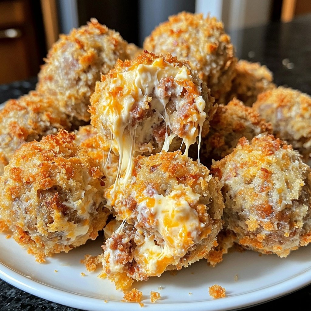 Rotel Cream Cheese Sausage Balls