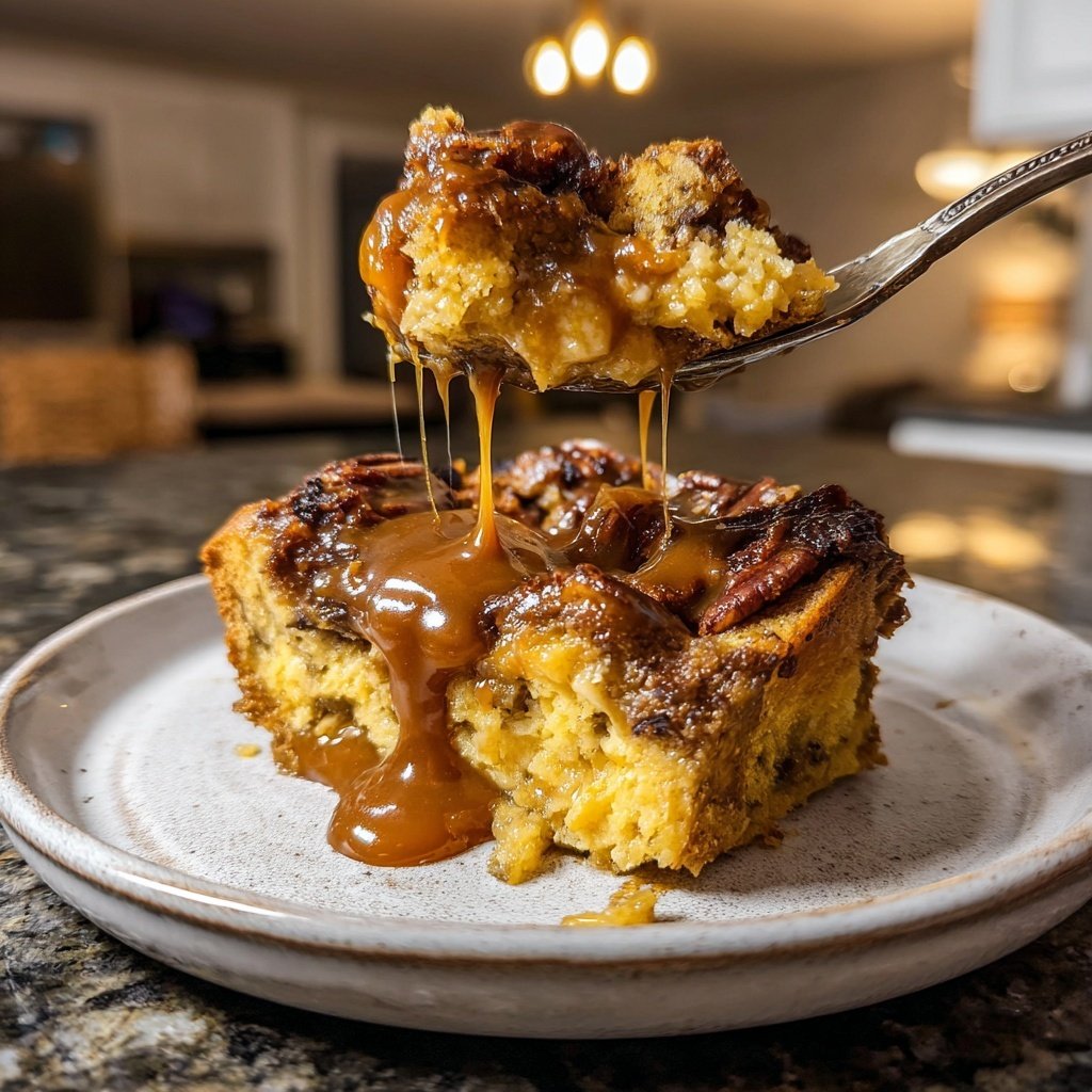Banana Bread Pudding Surprise