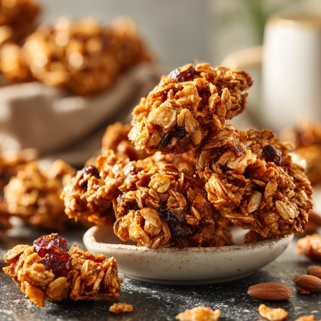 Cinnamon Maple Granola Clusters