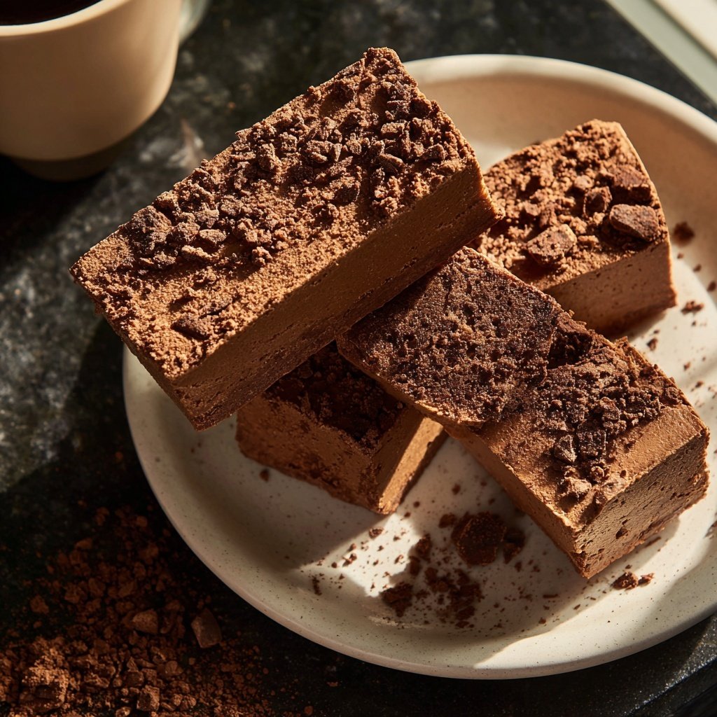 Decadent Mocha Cottage Cheese Bars