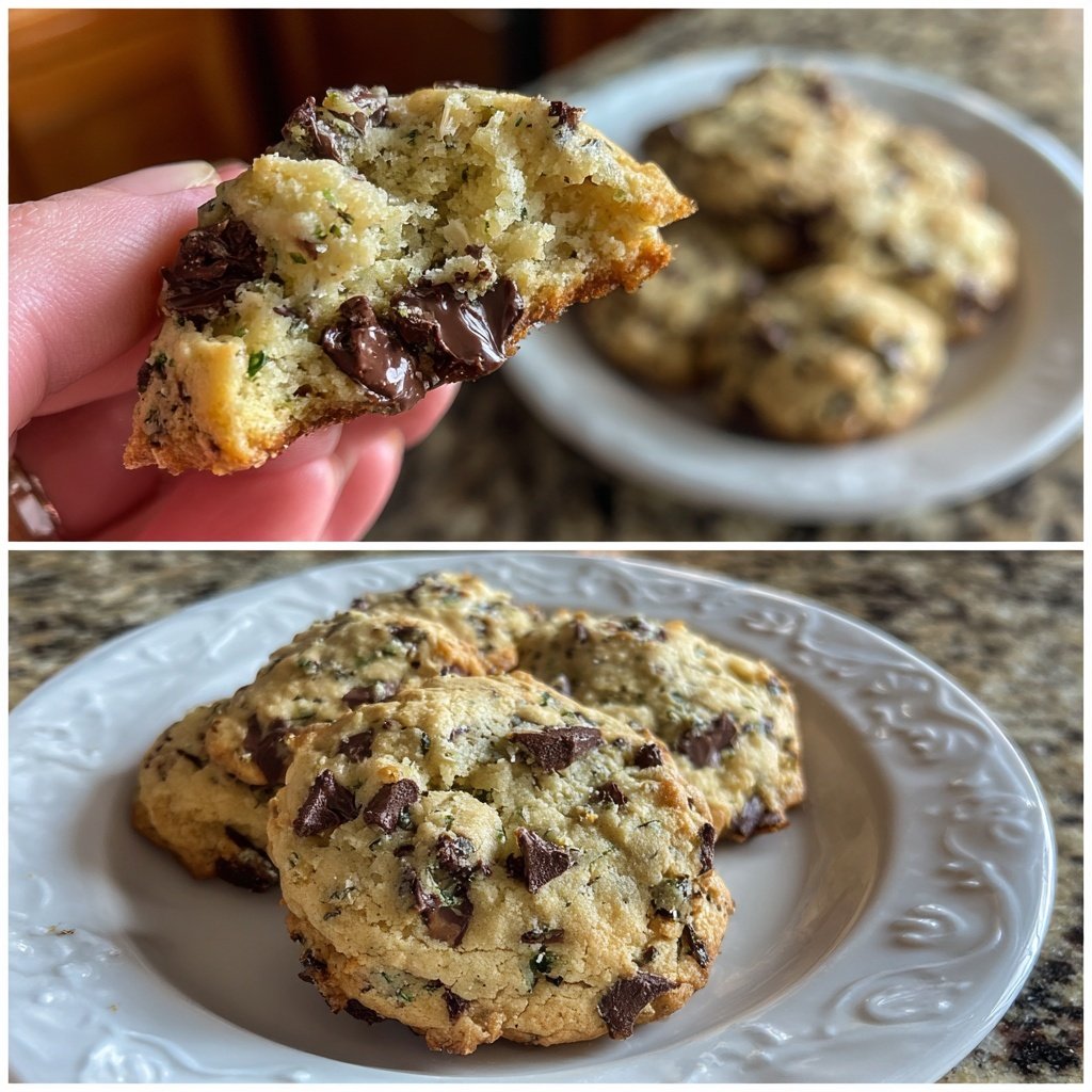 Chocolate Mint Chip Cookies