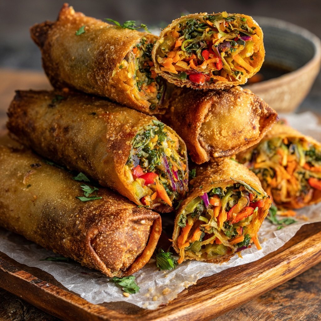 Firecracker Veggie Spring Rolls