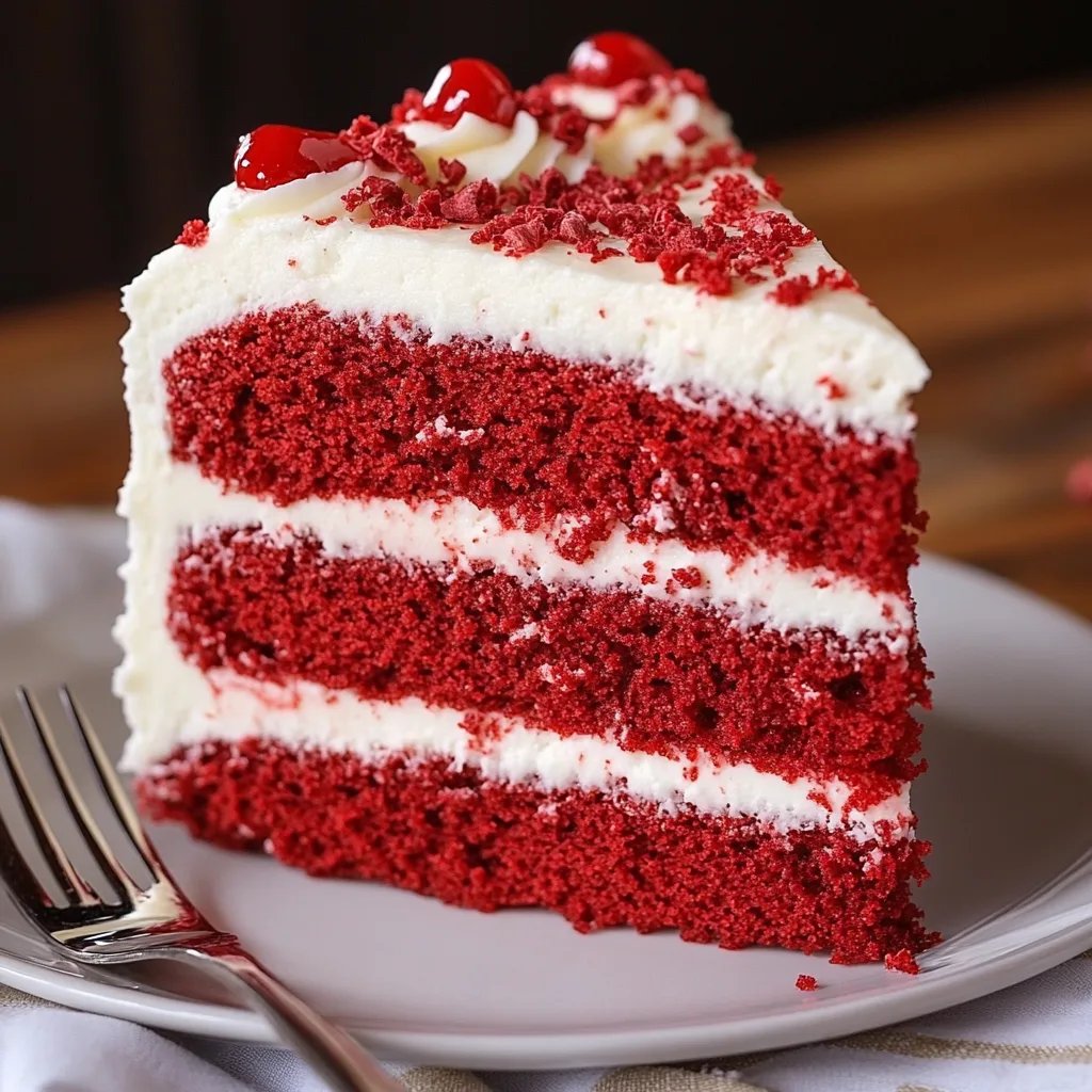 Very Moist & Soft Red Velvet Cake