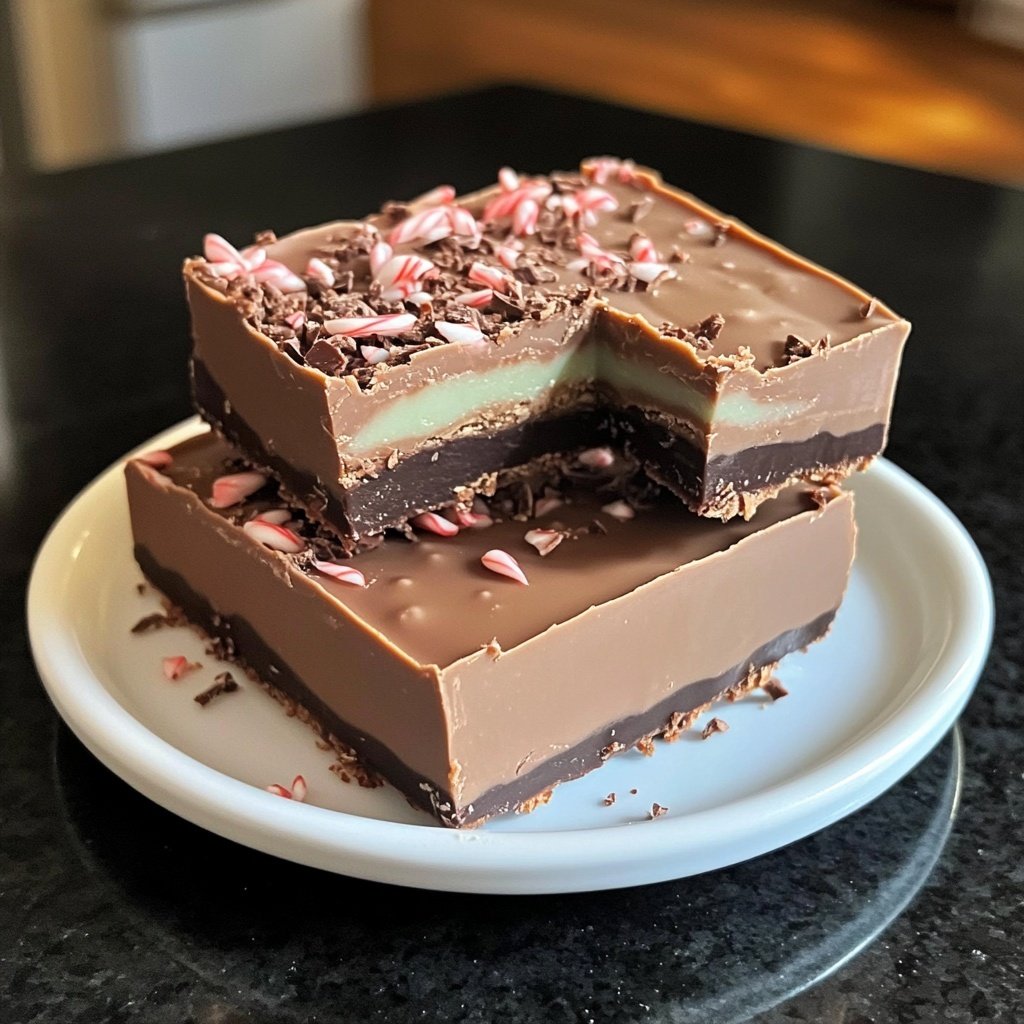 Peppermint Bark Fudge