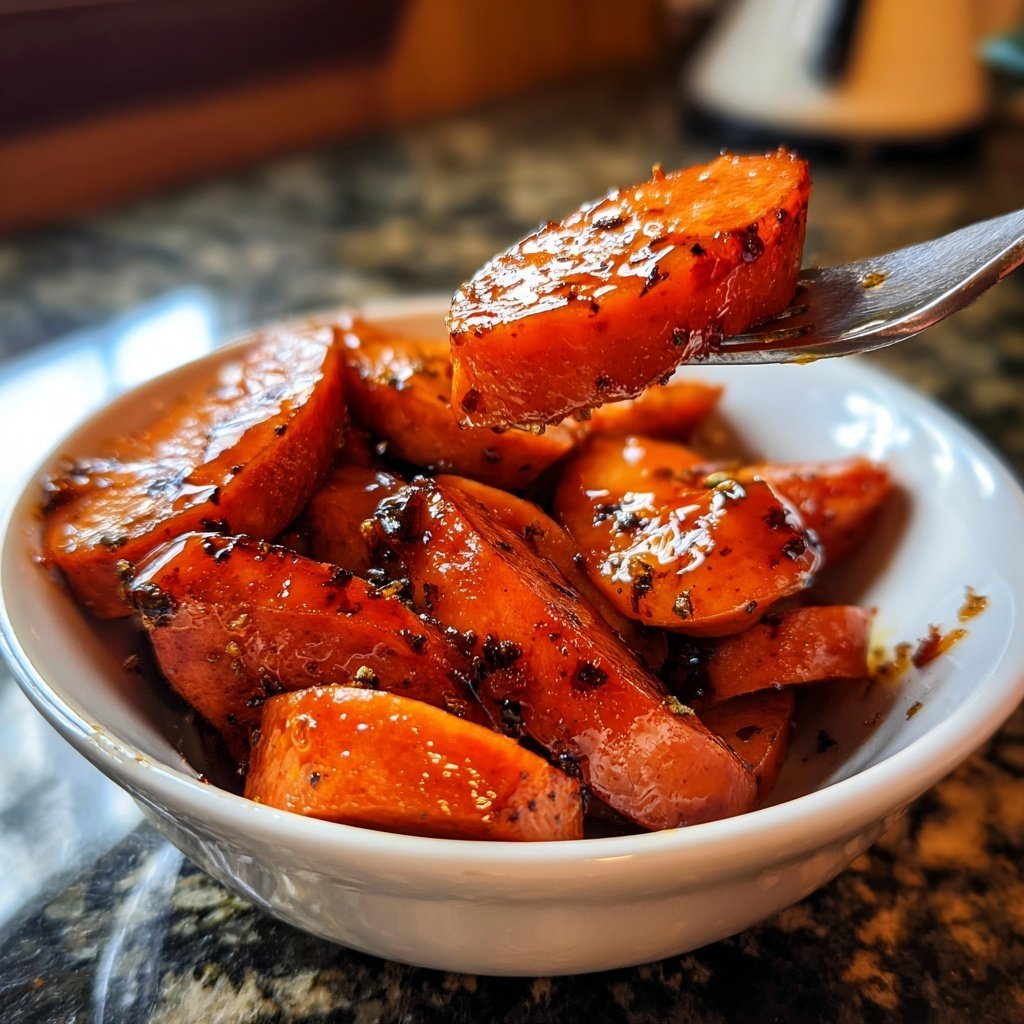 Apricot Kielbasa Slices Glaze